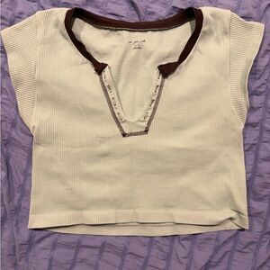 Urban Outfitters Ribbed Crop Top